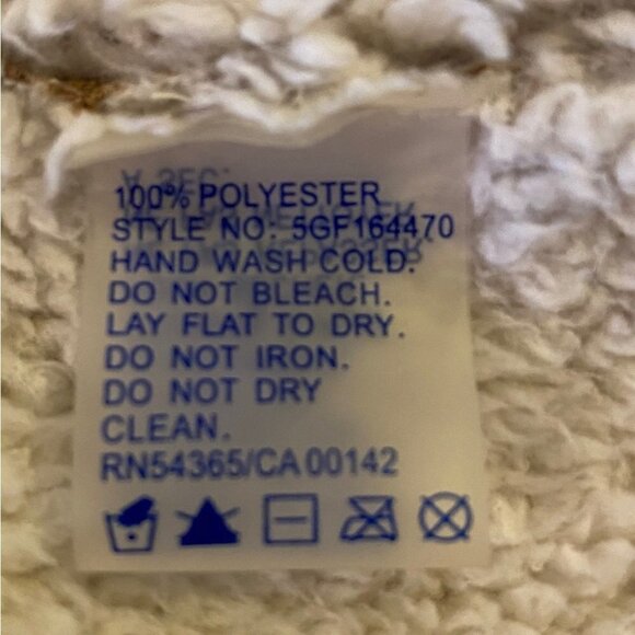 Nygard Faux Leather Vest Ladies Lg Light  Brown with Beige Lining - Picture 9 of 12